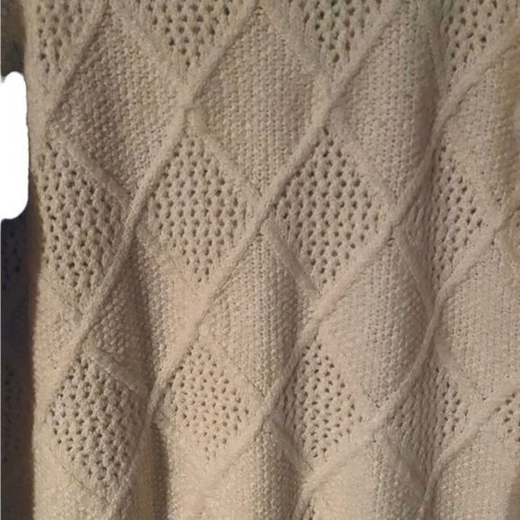 American Eagle AE Women’s‎ Sweater Chunky Wool Blend Size Large Longline - Picture 3 of 6